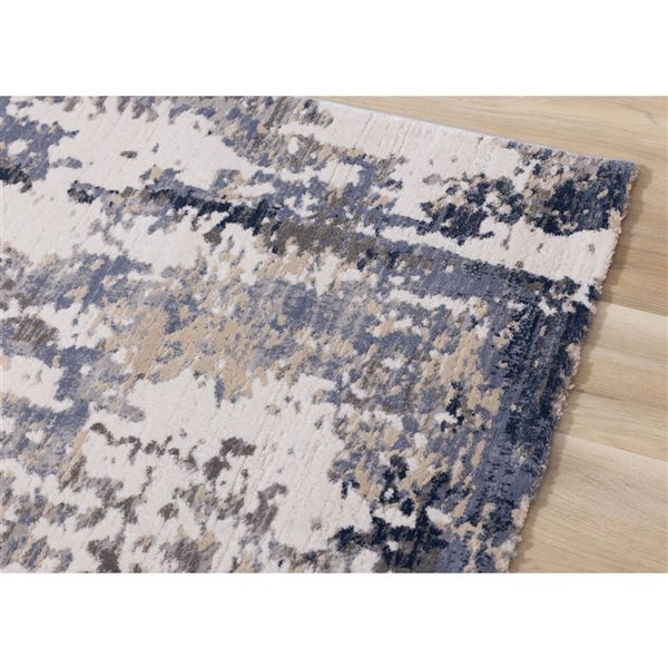 Rug Branch Sylvaris Area Rug Organic Modern 7 x 10-ft - Blue