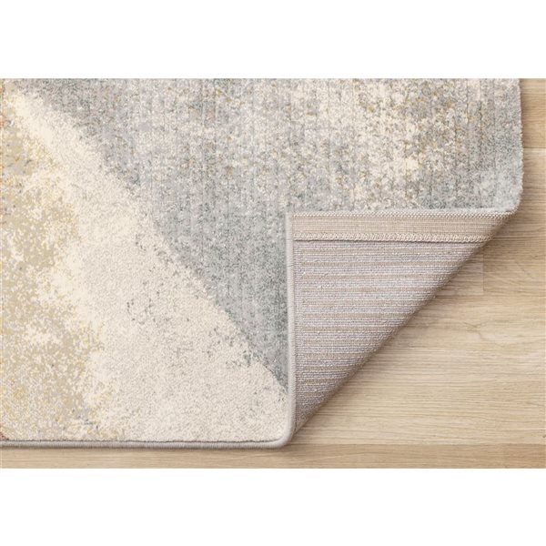 Rug Branch Aethera Area Rug Distressed Contemporary 8 x 11-ft - Grey