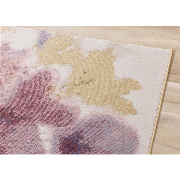 Rug Branch Islae Area Rug Botanical Comtemporary 8 x 11-ft - Yellow