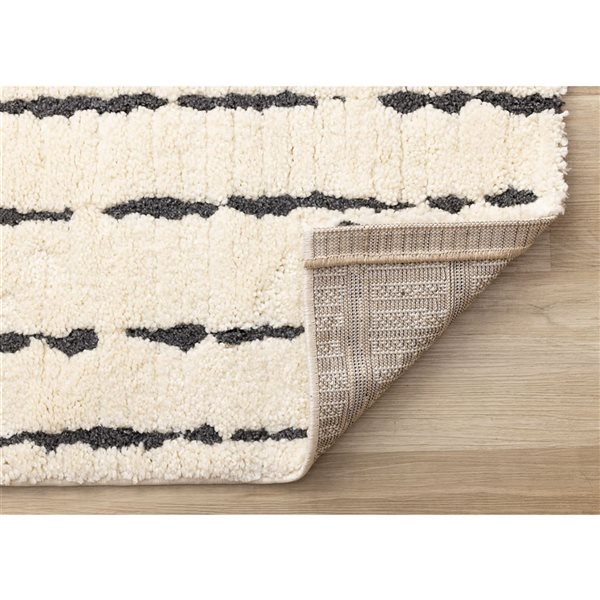 Rug Branch Bauer Area Rug Striped Modern 8 x 11-ft - Cream