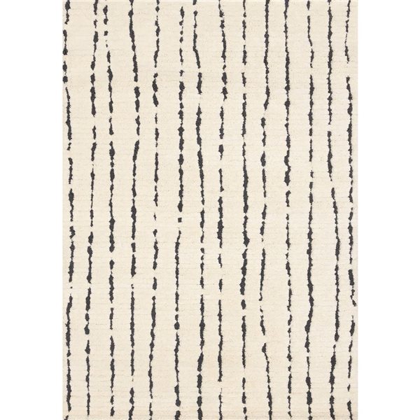 Rug Branch Bauer Area Rug Striped Modern 8 x 11-ft - Cream
