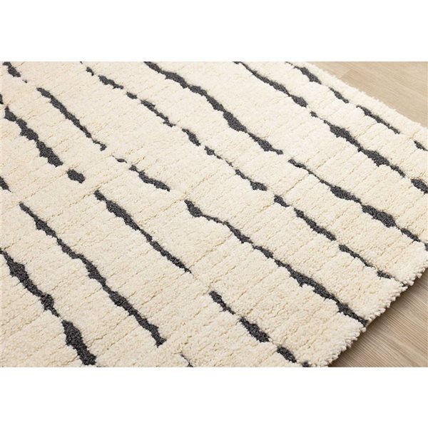 Rug Branch Bauer Area Rug Striped Modern 8 x 11-ft - Cream