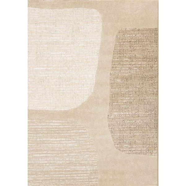 Rug Branch Solara Art Deco Distressed 8 x 11-ft - Beige