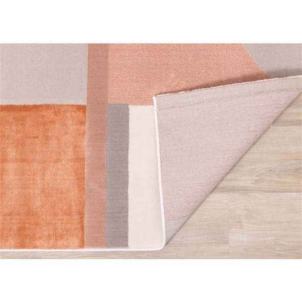 Rug Branch Vireo Area Rug Geometric Modern 8 x 11-ft - Pink