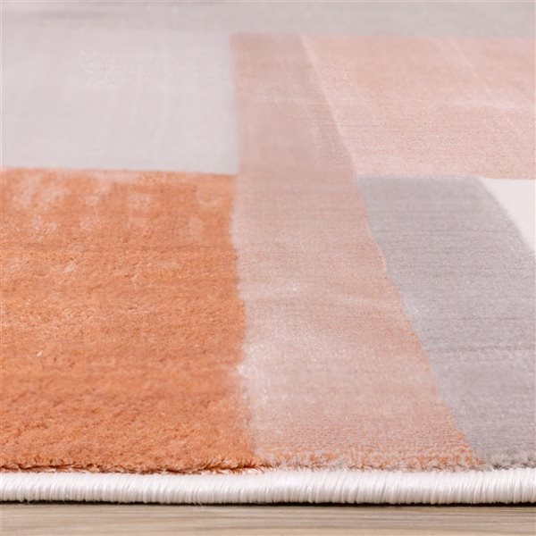 Rug Branch Vireo Area Rug Geometric Modern 8 x 11-ft - Pink
