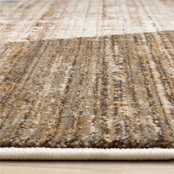 Rug Branch Solvyn Area Rug Distressed Contemporary 8 x 10-ft - Cream