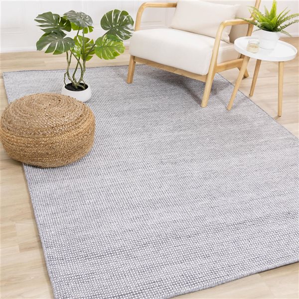 Rug Branch Cindara Area Rug Dots Contemporary 8 x 11-ft - Cream