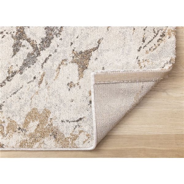 Rug Branch Sereni Area Rug Distressed Modern 8 x 11-ft - White