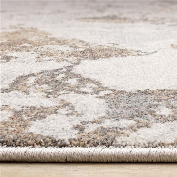Rug Branch Sereni Area Rug Distressed Modern 8 x 11-ft - White