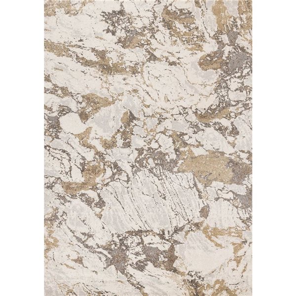 Rug Branch Sereni Area Rug Distressed Modern 8 x 11-ft - White
