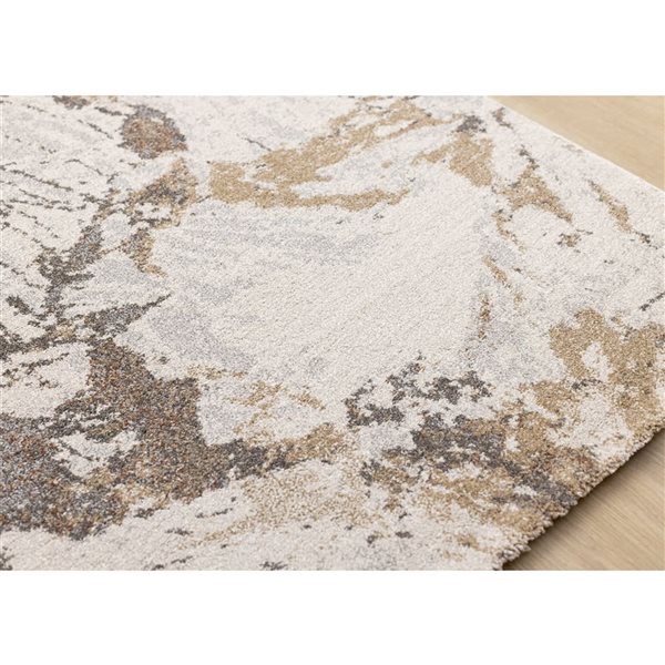Rug Branch Sereni Area Rug Distressed Modern 8 x 11-ft - White