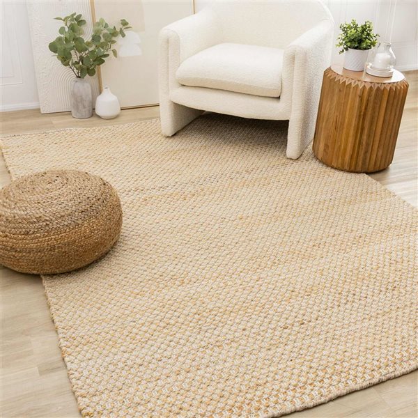 Rug Branch Verda Area Rug Tonal 5 x 8-ft - Beige
