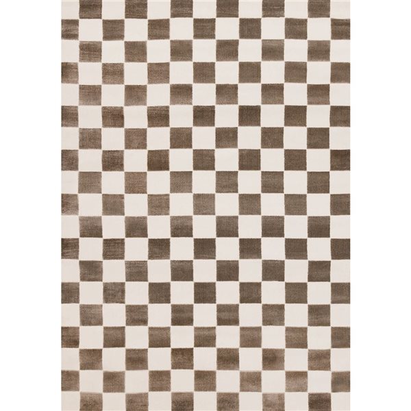 Rug Branch Avenia Area Rug Geometric Contemporary 8 x 11-ft - Brown