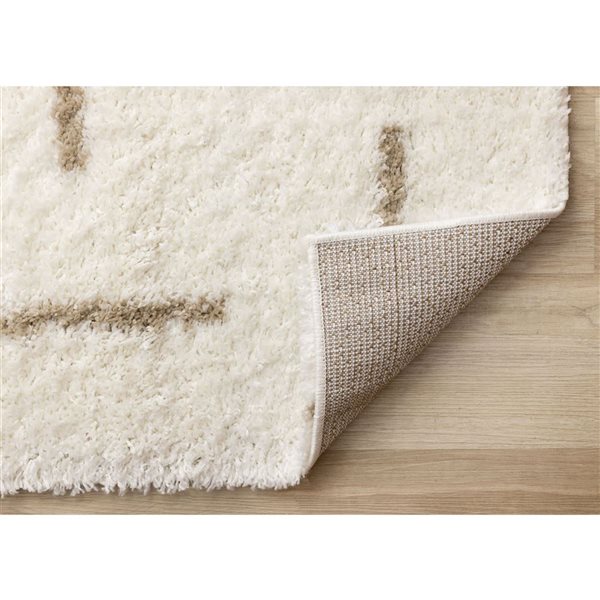 Rug Branch Marakai Area Rug Striped Modern 8 x 11-ft - Cream