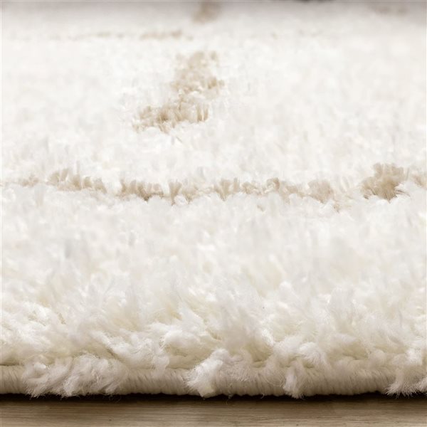 Rug Branch Marakai Area Rug Striped Modern 8 x 11-ft - Cream