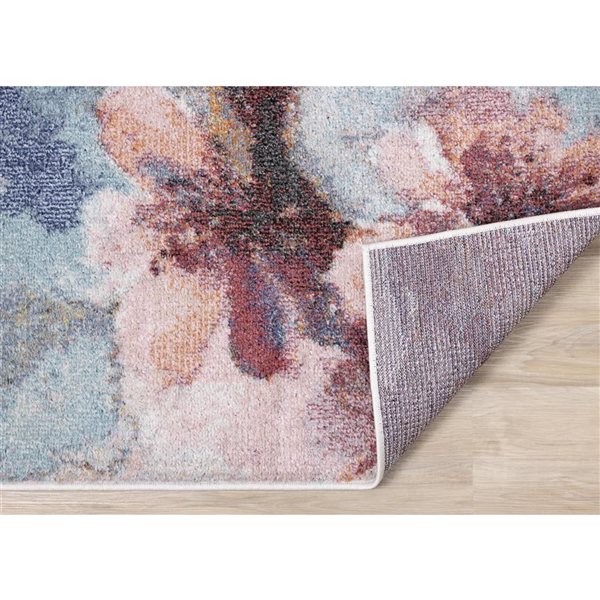 Rug Branch Solenne Area Rug Botanical Modern 7 x 10-ft - Blue
