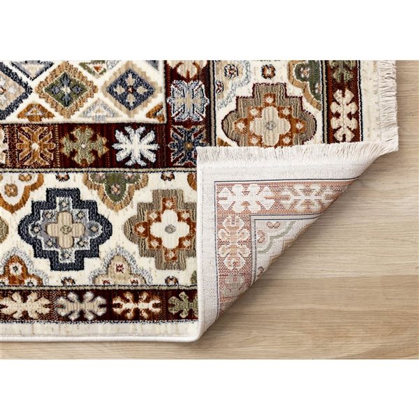 Rug Branch Jovira Area Rug Traditional 8 x 10-ft - Cream