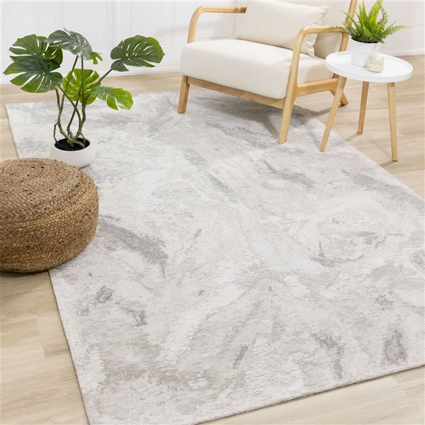 Rug Branch Lirien Area Rug Organic Modern 8 x 11-ft - Cream