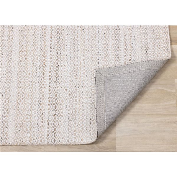 Rug Branch Cindara Area Rug Geometric Contemporary 8 x 11-ft - Cream