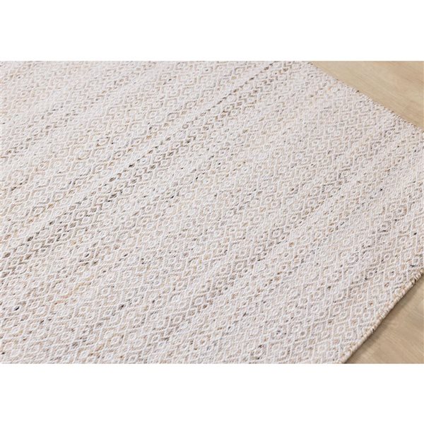 Rug Branch Cindara Area Rug Geometric Contemporary 8 x 11-ft - Cream