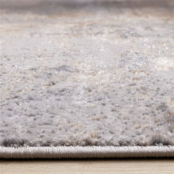 Rug Branch Zephyr Area Rug Distressed Contemporary 8 x 11-ft - Taupe