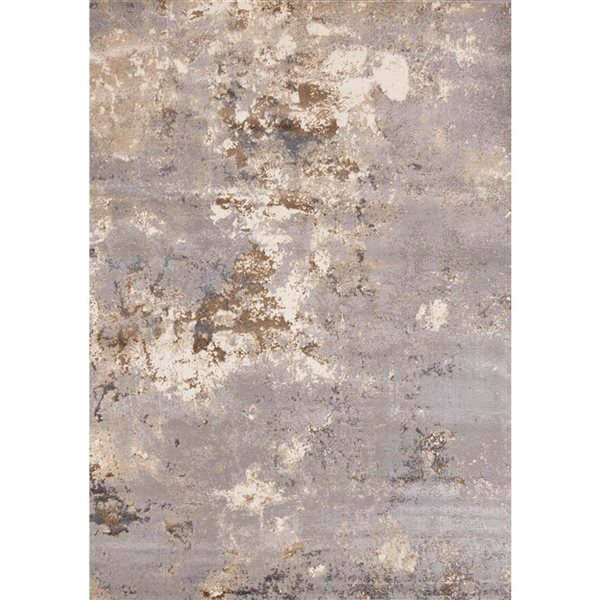 Rug Branch Zephyr Area Rug Distressed Contemporary 8 x 11-ft - Taupe
