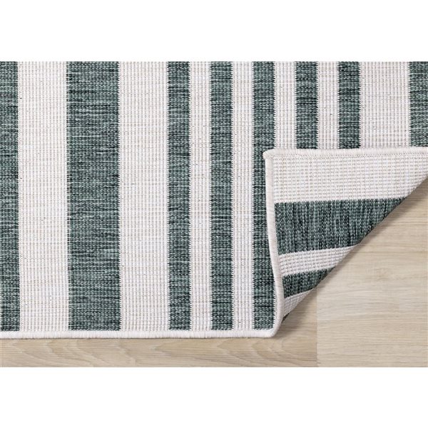 Rug Branch Zyana Area Rug Striped Contemporary 8 x 11-ft - Green
