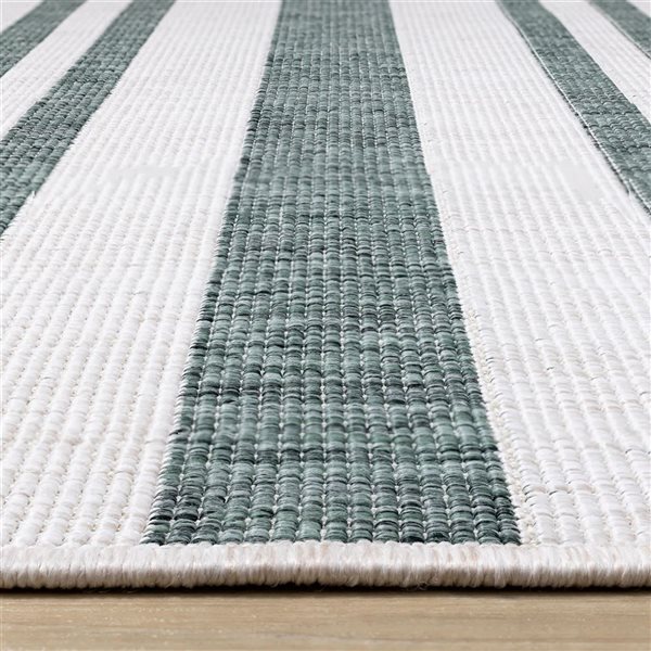 Rug Branch Zyana Area Rug Striped Contemporary 8 x 11-ft - Green