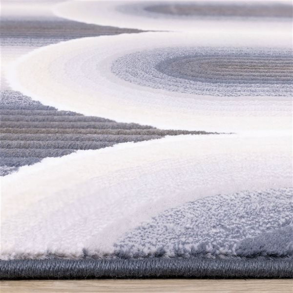 Rug Branch Solara Area Rug Geometric Art Deco 8 x 11-ft - Cream