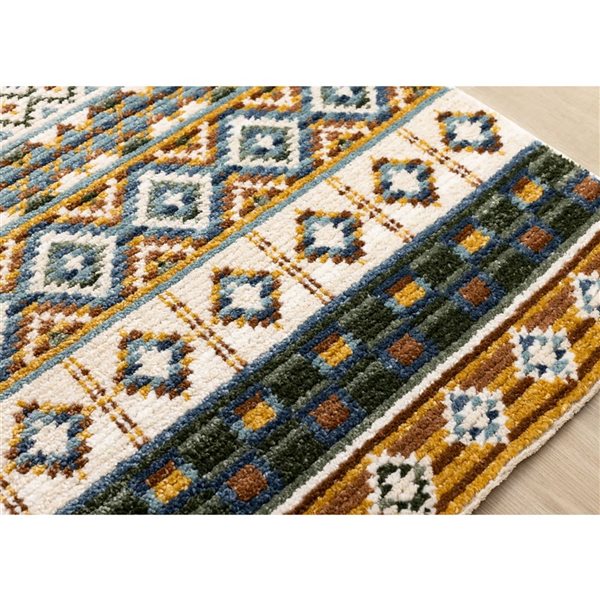 Rug Branch Solvyn Area Rug Southwestern Modern 8 x 11-ft - Cream