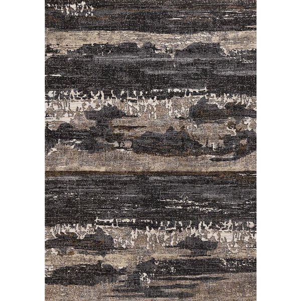Rug Branch Aethera Area Rug Distressed Modern 8 x 11-ft - Grey