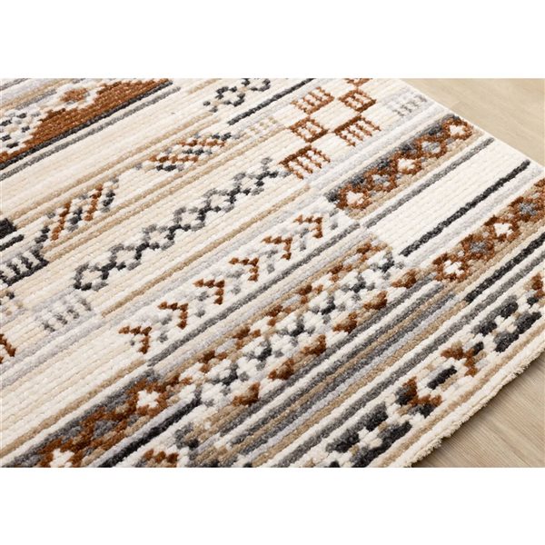 Rug Branch Solvyn Area Rug Southwestern Modern 5 x 8-ft - Cream