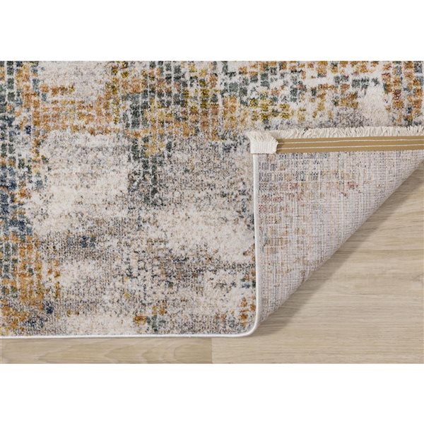 Rug Branch Orenda Area Rug Distressed Contemporory 8 x 10-ft - Cream