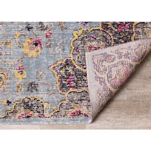 Rug Branch Callaya Area Rug Distressed Contemporary 8 x 11-ft - Blue