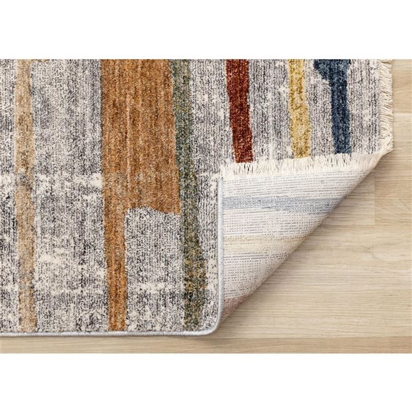 Rug Branch Ceyra Area Rug Organic Modern 8 x 10-ft Grey