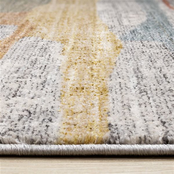 Rug Branch Ceyra Area Rug Organic Modern 8 x 10-ft Grey