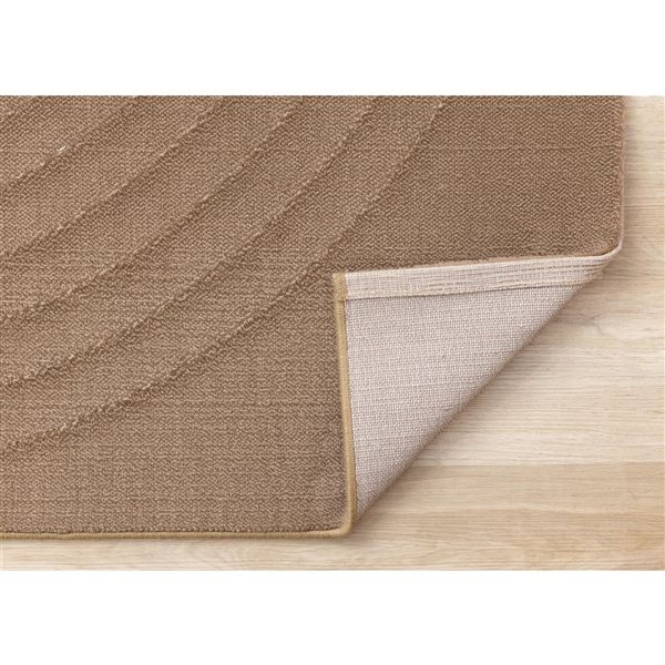 Rug Branch Solara Area Rug Tonal Art Deco 8 x 11-ft - Brown