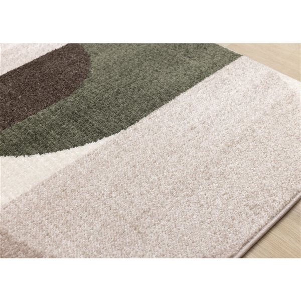 Rug Branch Eluna Area Rug Geometric Modern 8 x 11-ft - Cream