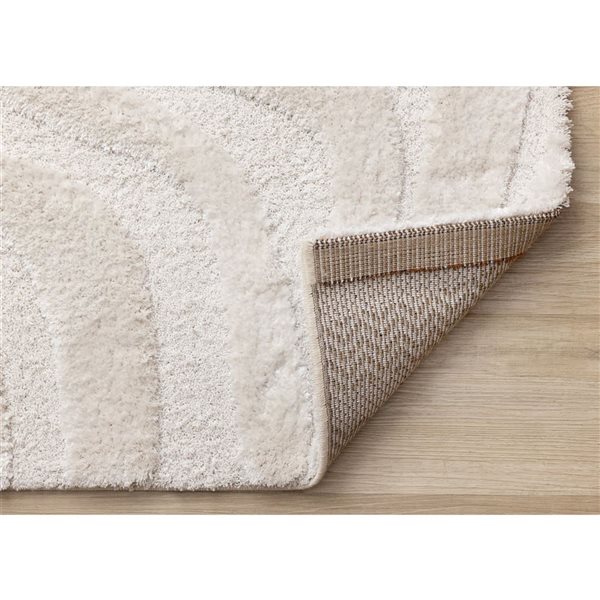 Rug Branch Intrigue Area Rug Organic Modern 8 x 11-ft - White