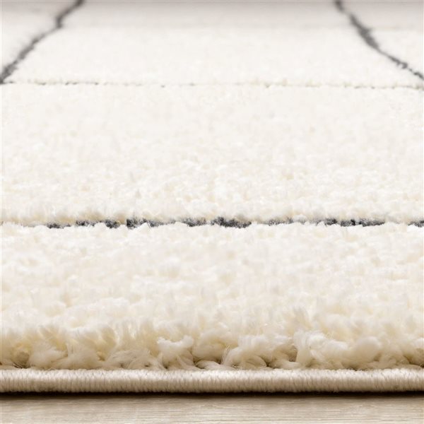 Rug Branch Bauer Area Rug Geometric Modern 8 x 11-ft - Cream