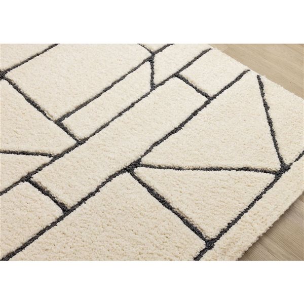 Rug Branch Bauer Area Rug Geometric Modern 8 x 11-ft - Cream