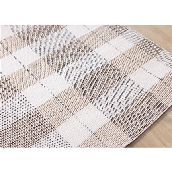 Rug Branch Cindara Area rug Geometric Modern 8 x 11-ft - Cream