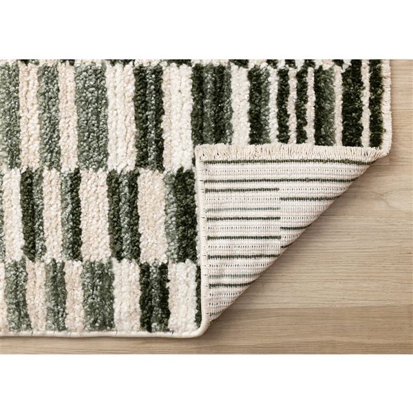Rug Branch Solvyn Area Rug Striped Modern 8 x 11-ft - Green