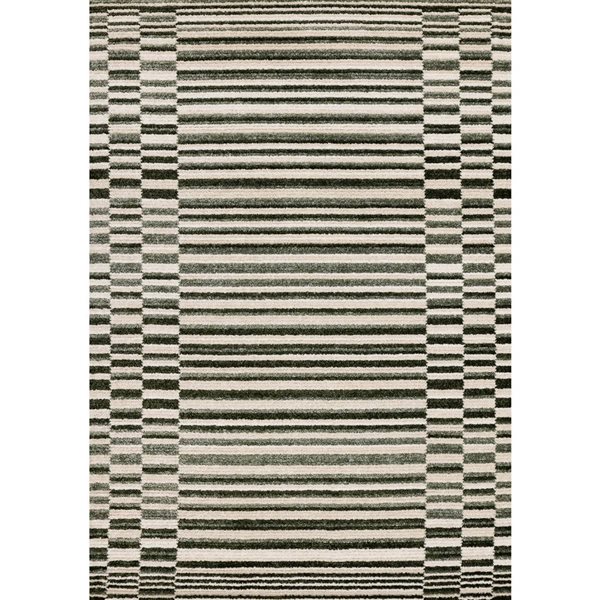 Rug Branch Solvyn Area Rug Striped Modern 8 x 11-ft - Green