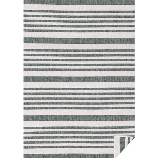 Rug Branch Zyana Area Rug Striped Modern 5 x 8-ft - Green