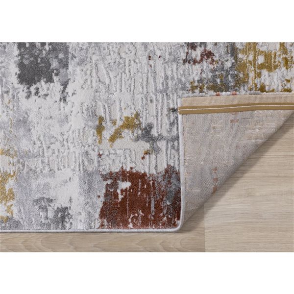 Rug Branch Sylvaris Area Rug Organic Modern 8 x 11-ft - Grey