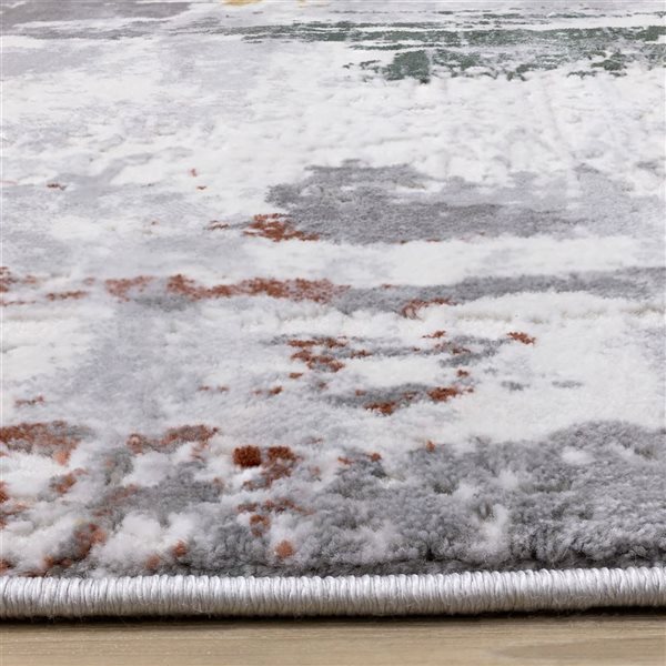 Rug Branch Sylvaris Area Rug Organic Modern 8 x 11-ft - Grey