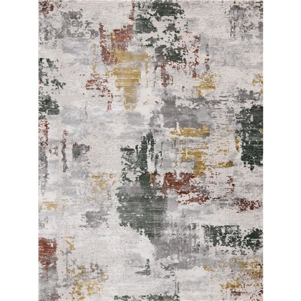 Rug Branch Sylvaris Area Rug Organic Modern 8 x 11-ft - Grey