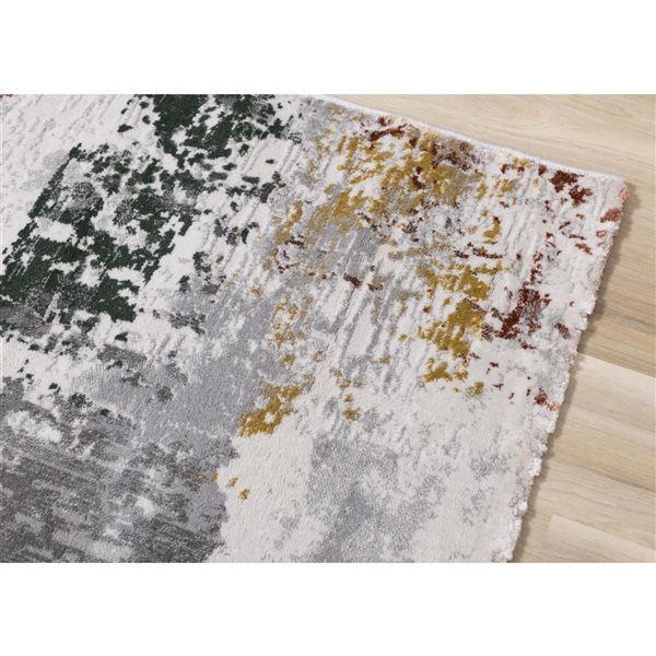 Rug Branch Sylvaris Area Rug Organic Modern 8 x 11-ft - Grey