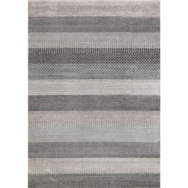 Rug Branch Sereni Area Rug Geometric Southwestern 8 x 11-ft - Grey